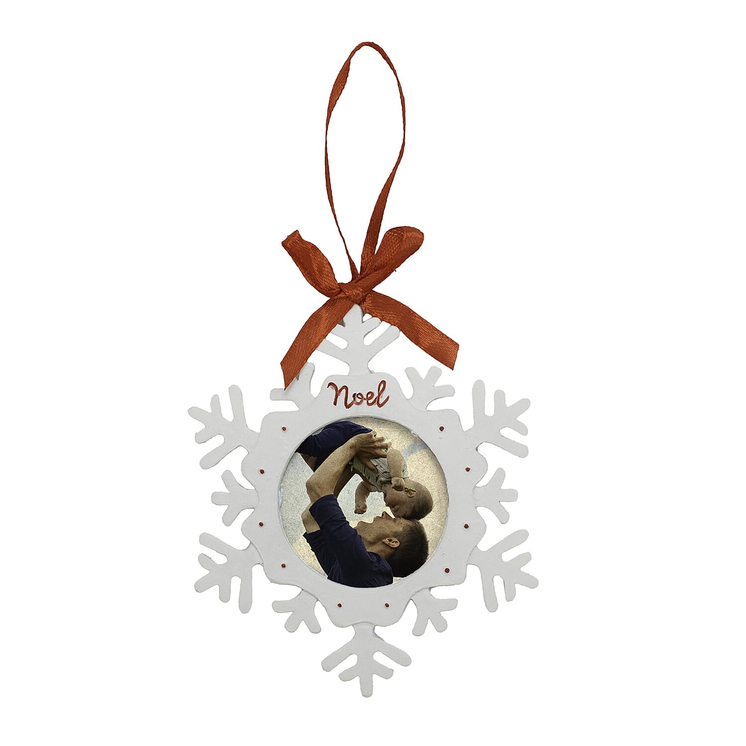 Set of 2 hanging photo frame ornament 7558179 2