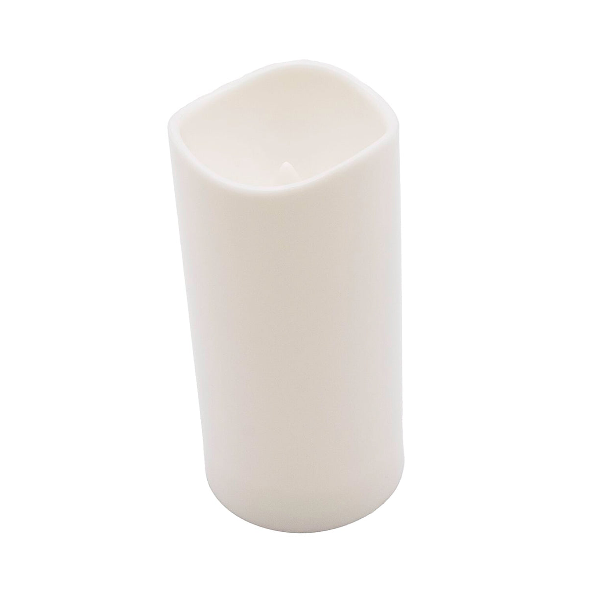 Set of 3 Colour changing LED White plastic Candles 7559146 2