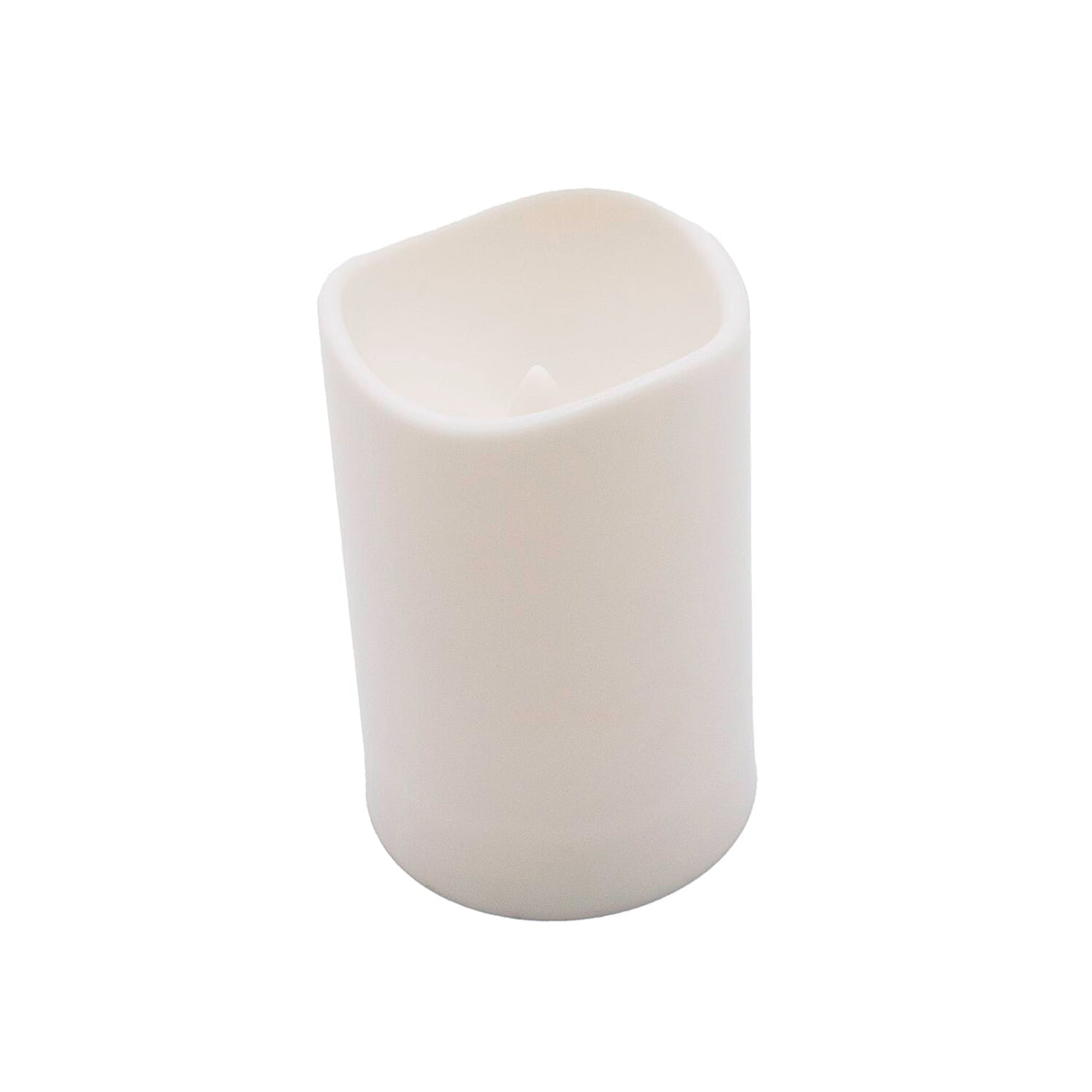 Set of 3 Colour changing LED White plastic Candles 7559146 3