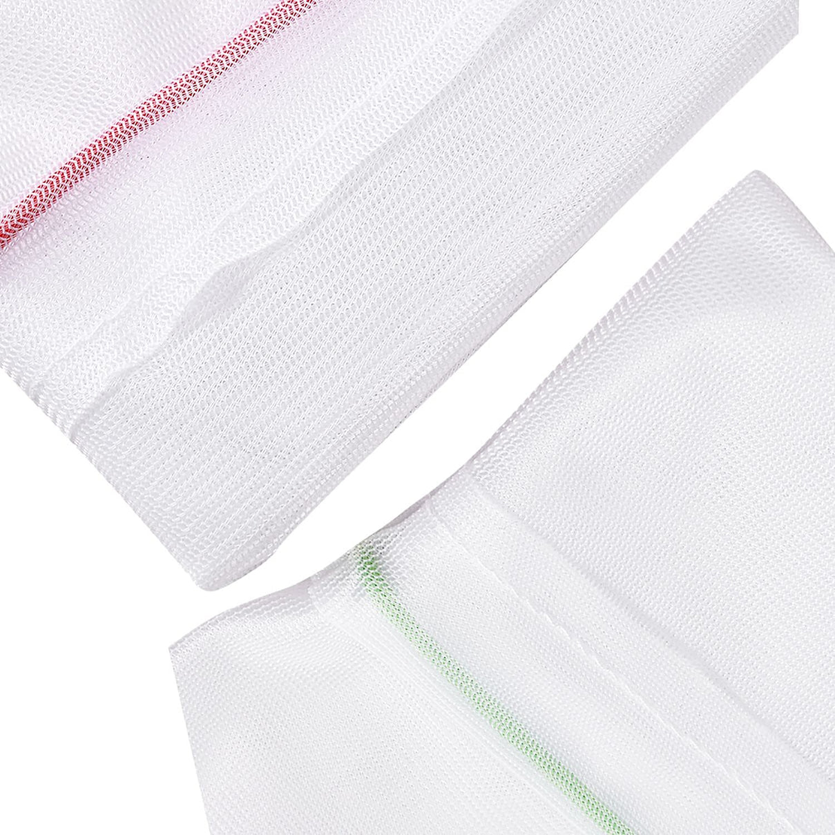 Set of 10 - Fruit Drawstring Eco-Friendly Mesh Bag Capacity - (4x14cm, 6x20cm) - White 7561952 7
