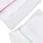 Set of 10 - Fruit Drawstring Eco-Friendly Mesh Bag Capacity - (4x14cm, 6x20cm) - White