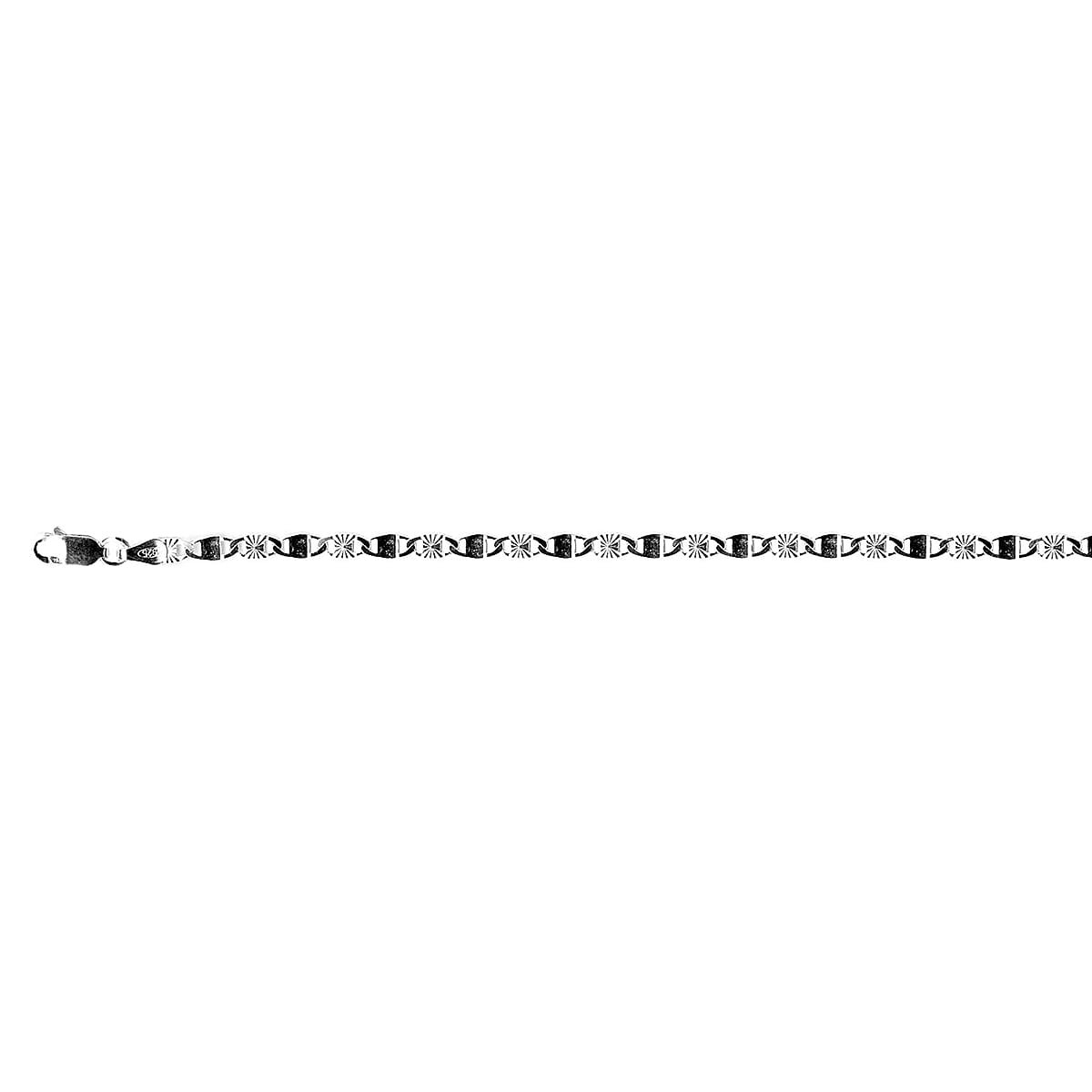 Designer Inspired  - Italian Made Sterling Silver Fancy Necklace (Size - 20) 7566748 0