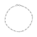 Designer Inspired - Italian Made Sterling Silver  Bracelet (Size - 7.5)