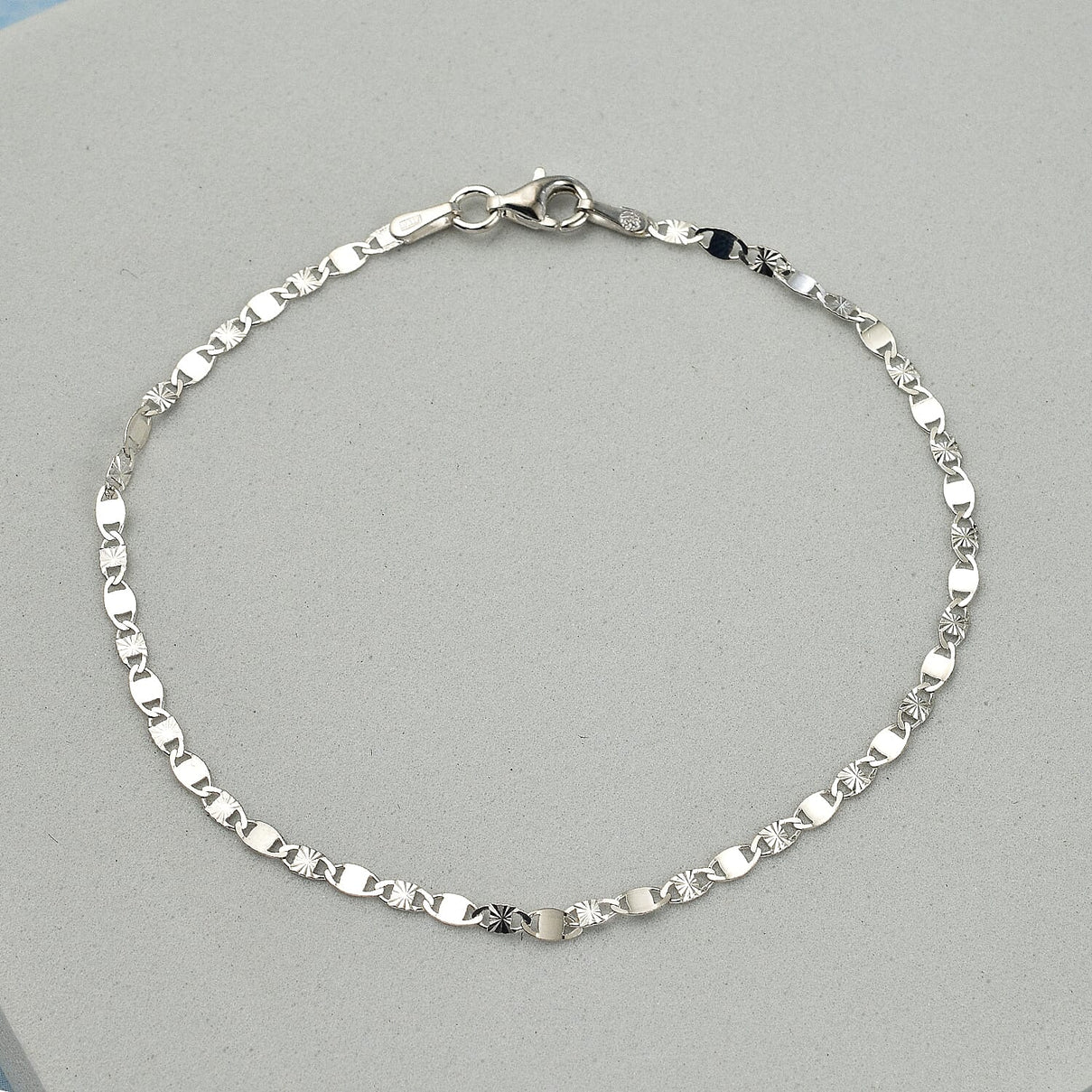 Designer Inspired - Italian Made Sterling Siler Fancy Bracelet (Size - 7.5) 7567226 1