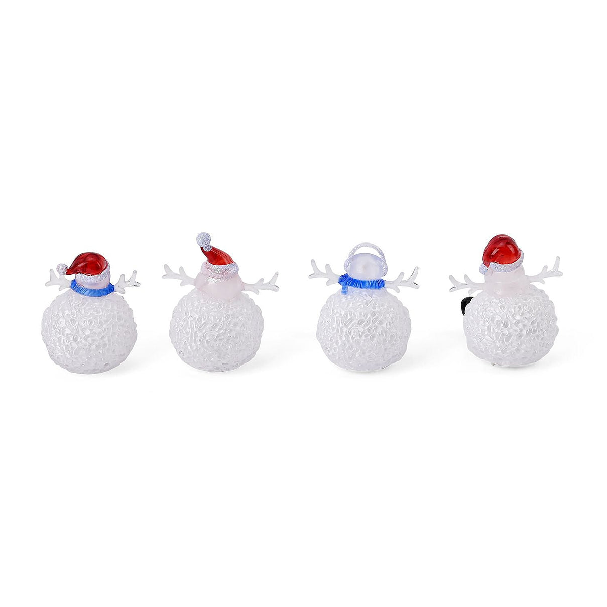 Set of 4 Battery Operated Lighted Santa Gnome Christmas Decor Lights 7572219 5
