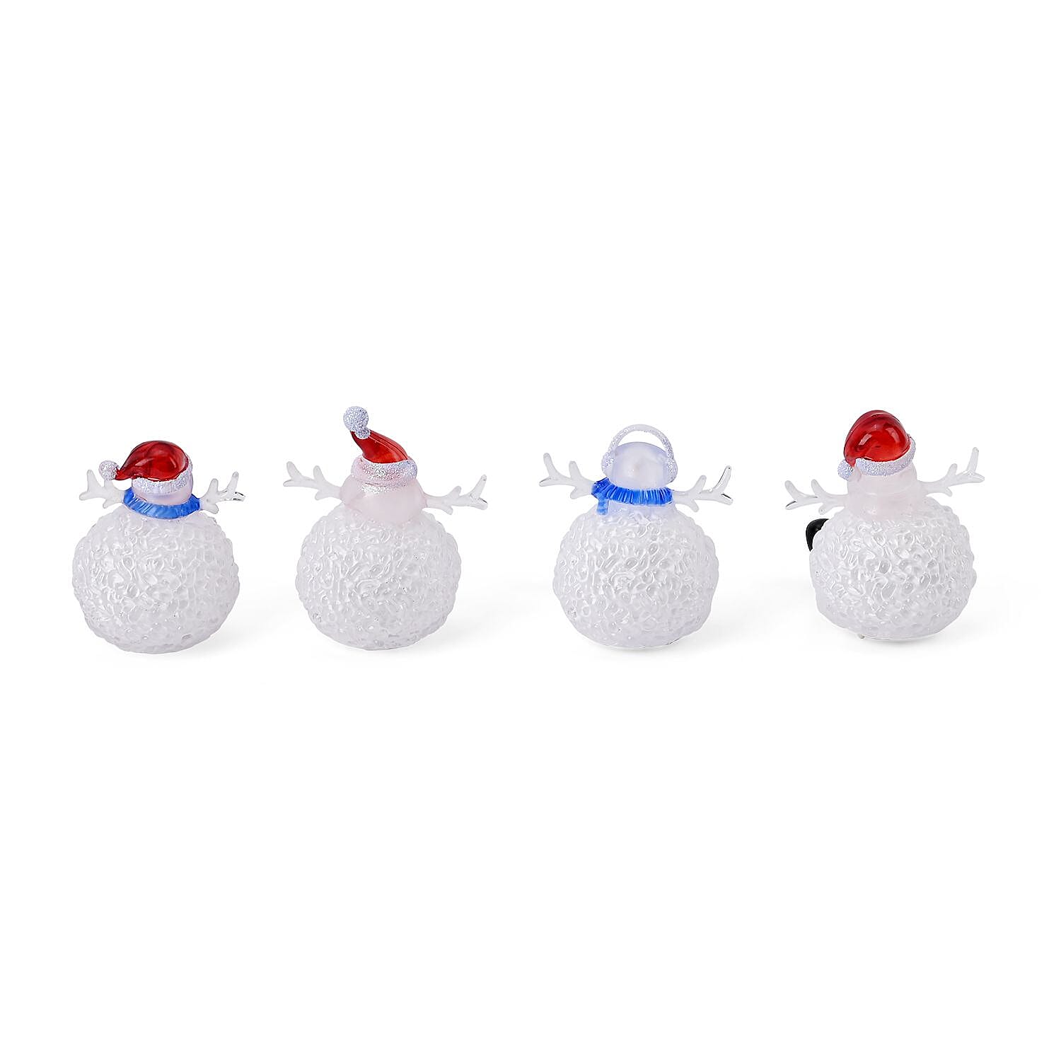 Set of 4 Battery Operated Lighted Santa Gnome Christmas Decor Lights 7572219 5