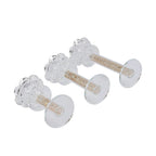 Set of 3 Glass Candle Holders - Gold