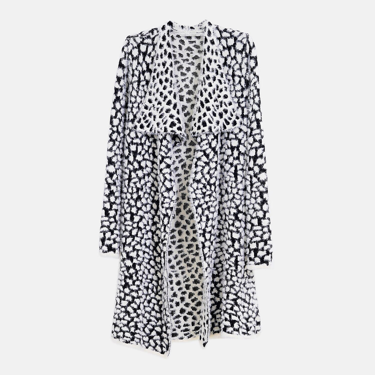 Tamsy Patterned Long Cardigan 7575466 2
