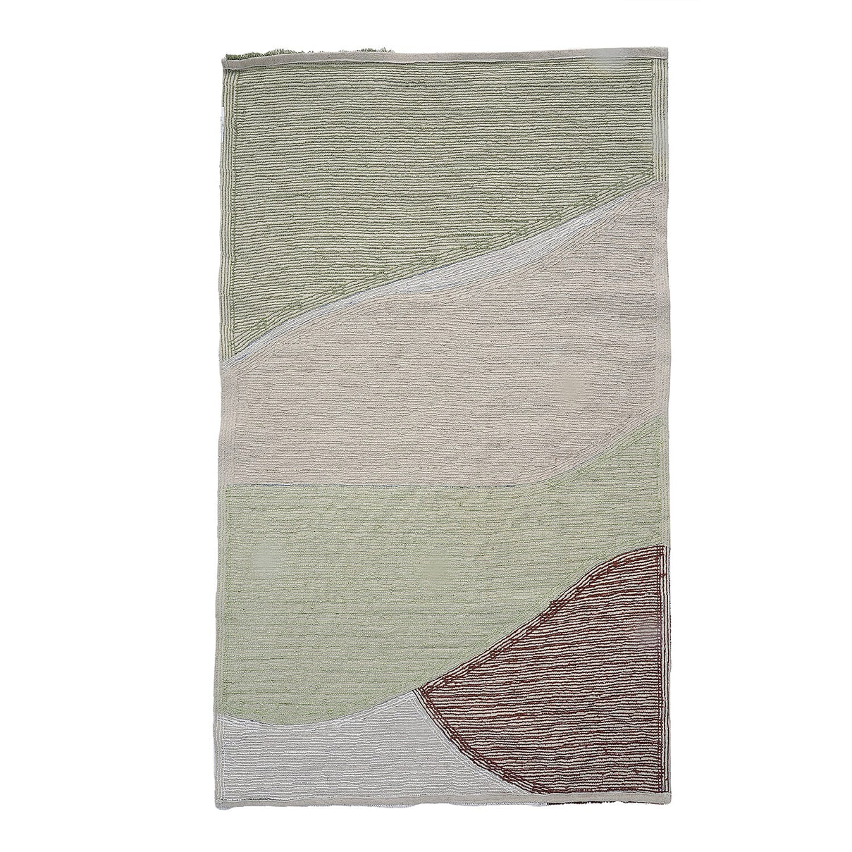 Handmade In India 100% Cotton Tufted Area Rug (Size 152 x 90 cm) - Multi 7592120 7
