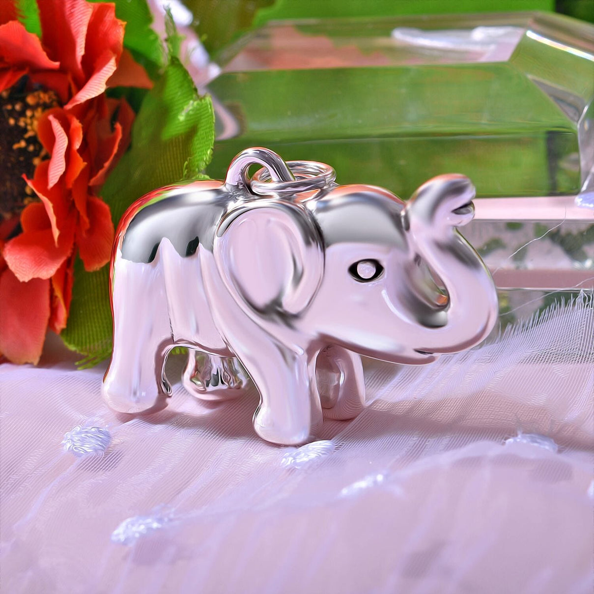 Bangkok Closeout - Sterling Silver Elephant Pendant, Silver Wt 10.00 Gms 7595357 2