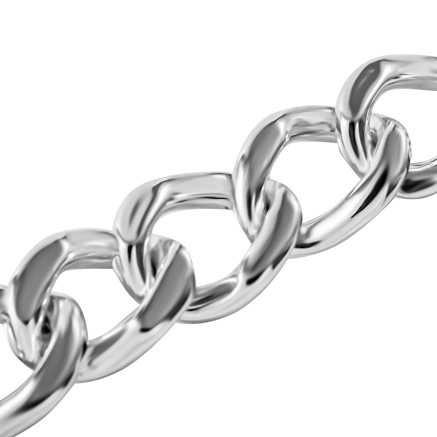 Royal Bali Collection - Sterling Silver Curb Bracelet (Size - 7.5), Silver Wt. 20.90 Gms 7595485 3