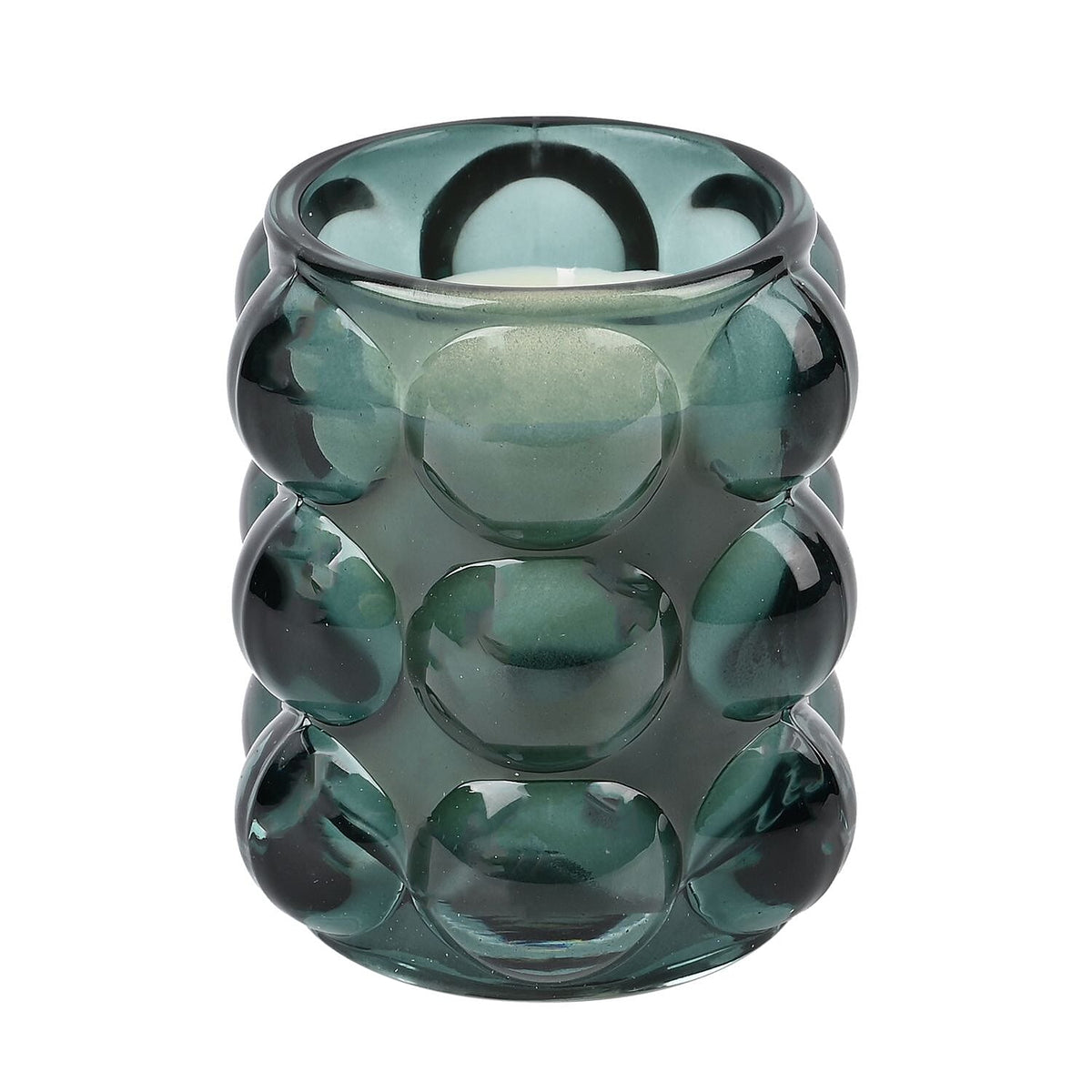 The 5th Season Coloured Glass Aromatherapy Scented Wax Candle (Vanilla) - Green 7601269 0