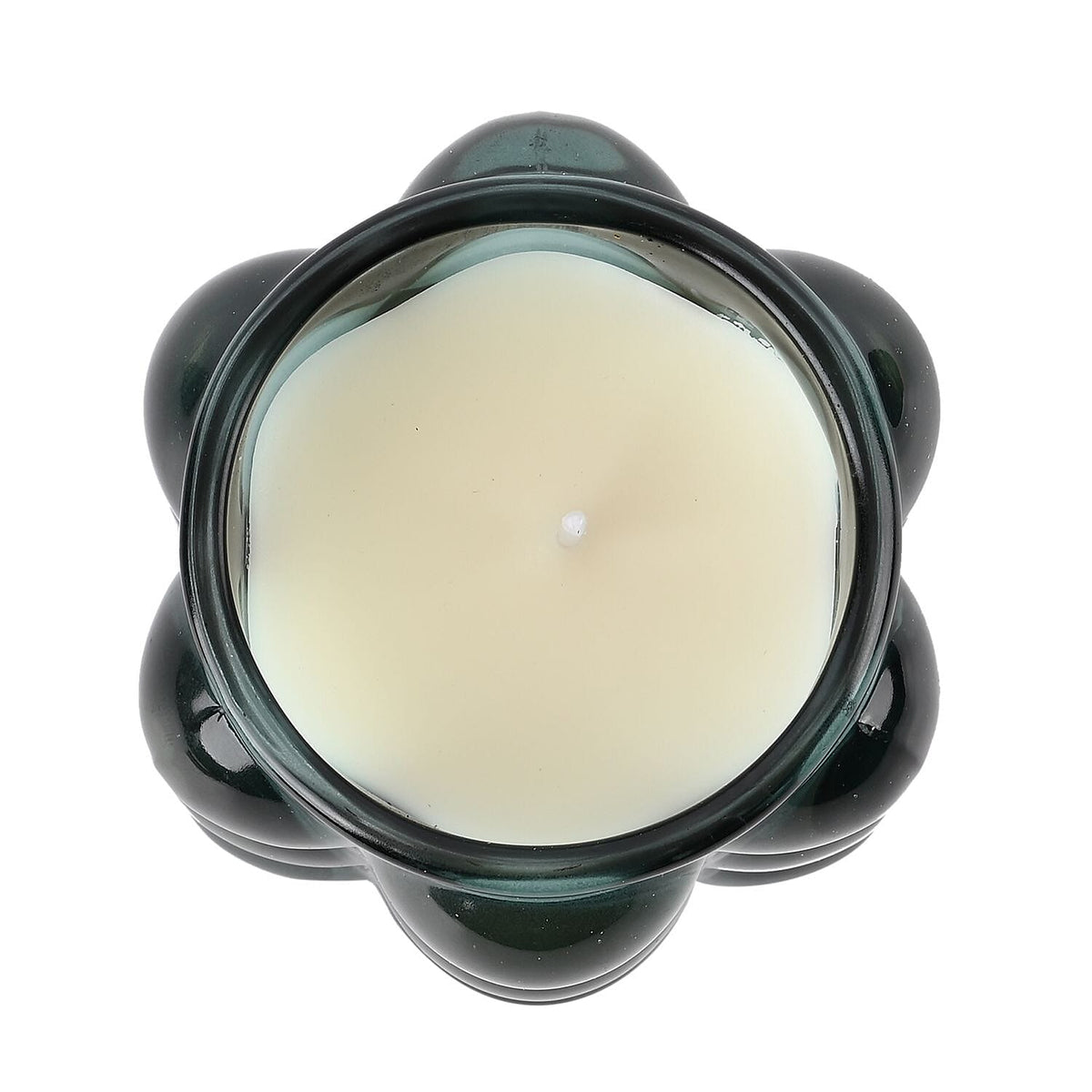 The 5th Season Coloured Glass Aromatherapy Scented Wax Candle (Vanilla) - Green 7601269 1