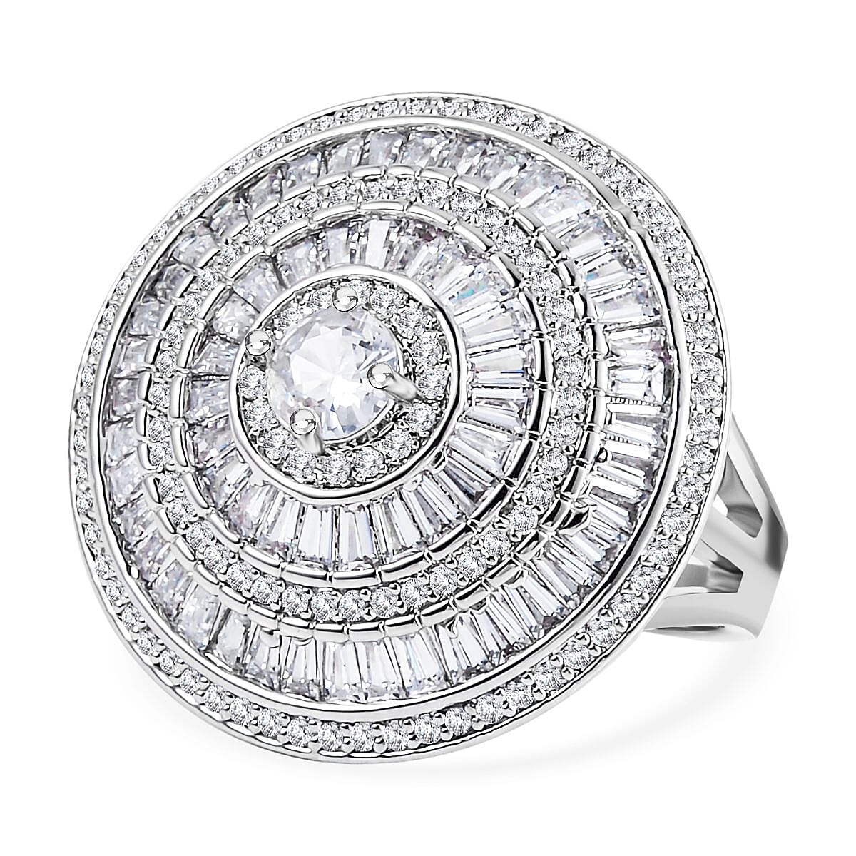 Close Out Deal - Cubic Zirconia Cocktail Ring 7606630 0