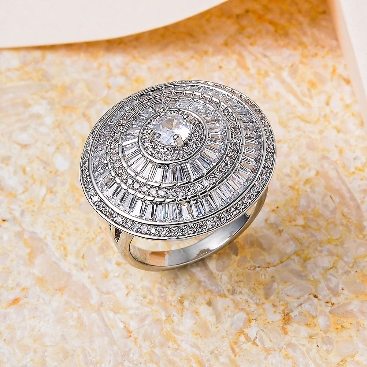 Close Out Deal - Cubic Zirconia Cocktail Ring 7606630 1