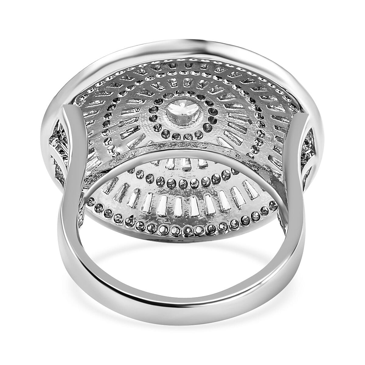 Close Out Deal - Cubic Zirconia Cocktail Ring 7606630 4