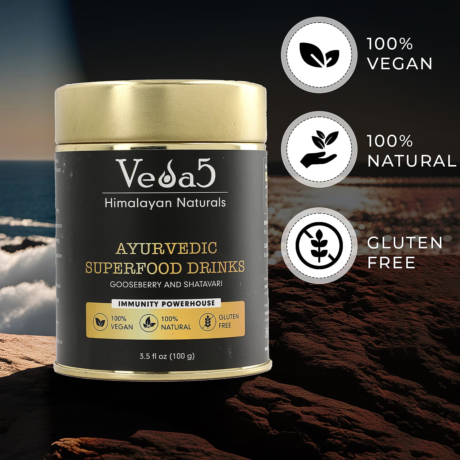 Veda 5 Amla - Shatavari Supplements - 100 Gms 7607029 1