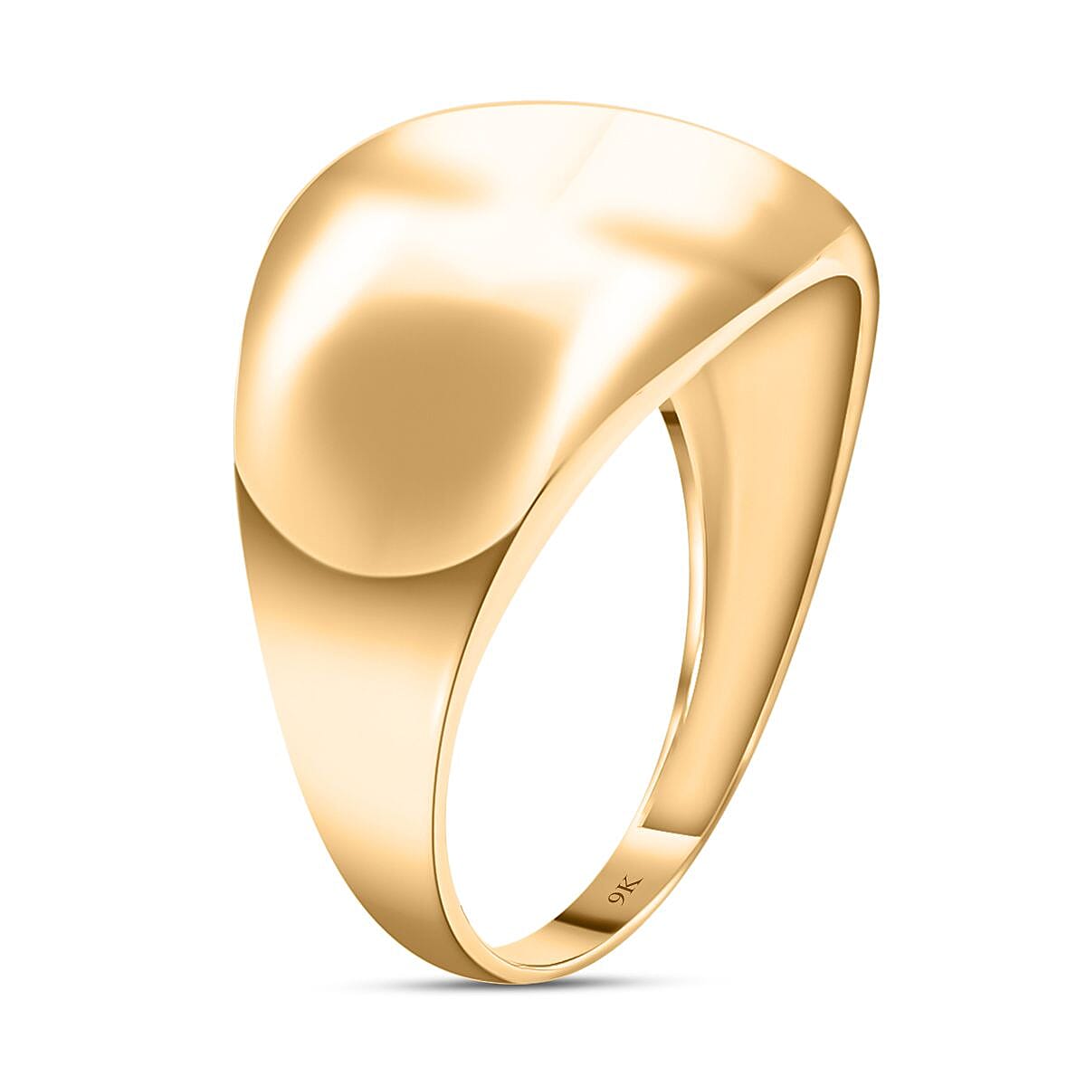 Close Out - 9K Yellow Gold Dome Ring 7615972 3