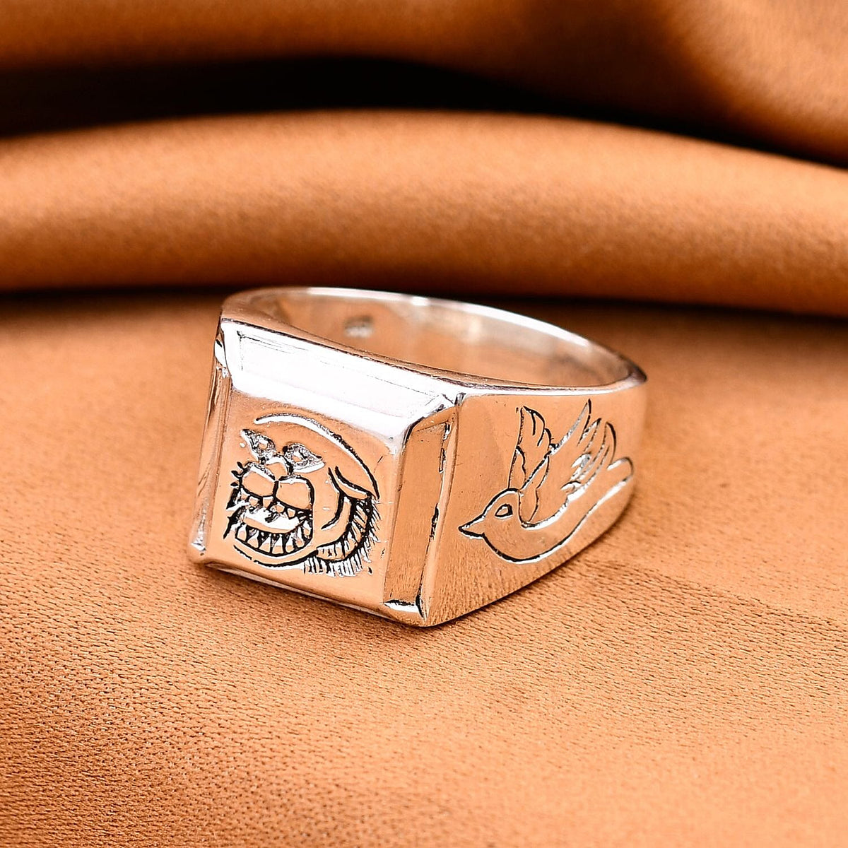 Royal Bali Collection - Sterling Silver Signet Ring 7620569 1