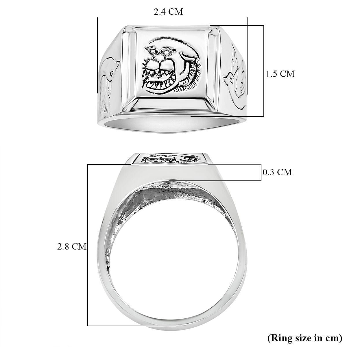 Royal Bali Collection - Sterling Silver Signet Ring 7620569 5