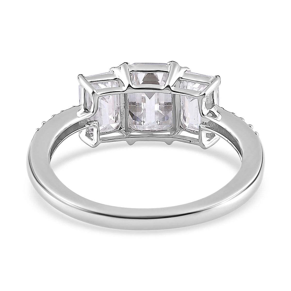 9K White Gold Moissanite Ring 2.27 Ct. 7621457 5