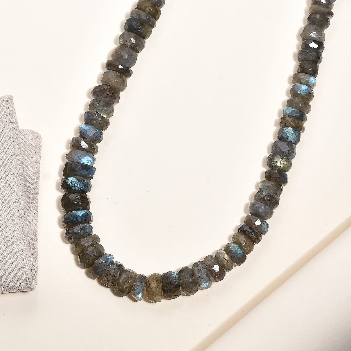 Labradorite Beads Necklace (Size - 30) Sterling Silver 600.00 ct 600.000 Ct. 7627212 3
