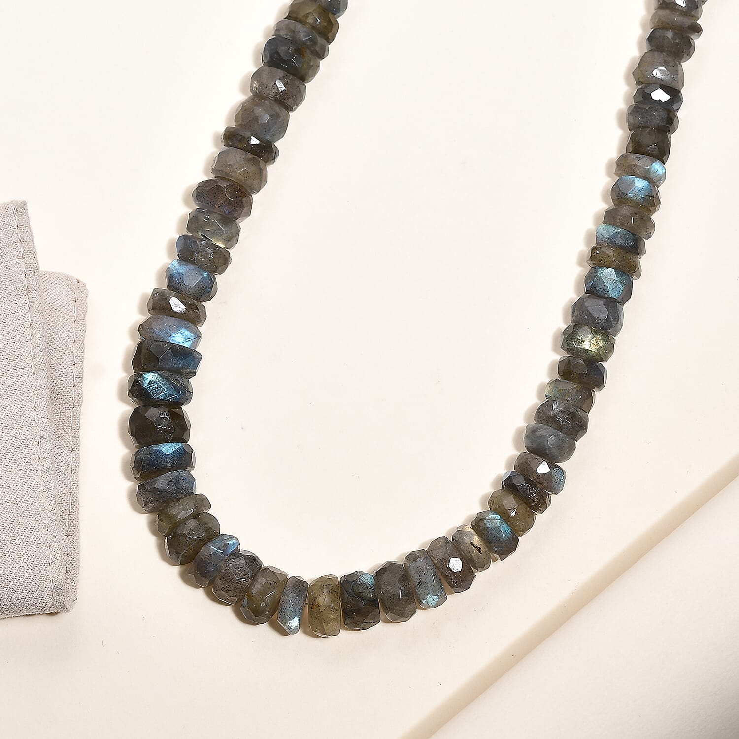 Labradorite Beads Necklace (Size - 30) Sterling Silver 600.00 ct 600.000 Ct. 7627212 3