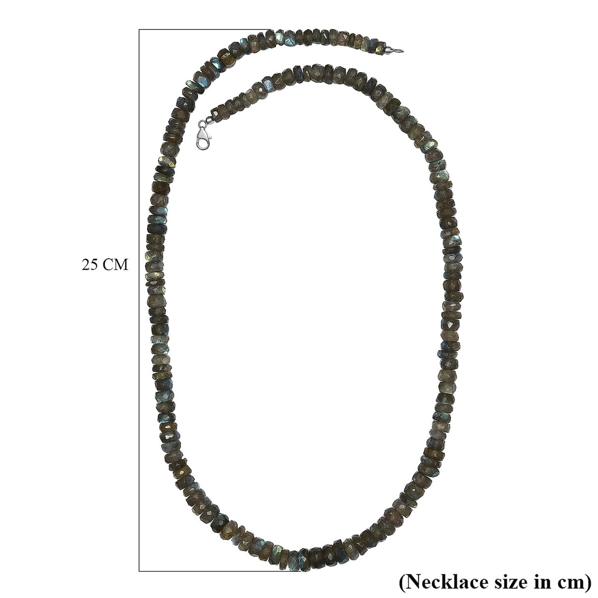 Labradorite Beads Necklace (Size - 30) Sterling Silver 600.00 ct 600.000 Ct. 7627212 5