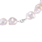 Limited Edition 950 Platinum AAAA Baroque Pearl Necklace (Size 20)