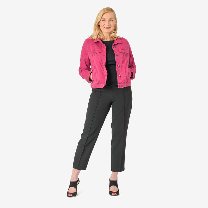 Tamsy Women Stretch Twill Trucker Jacket 7632526 2