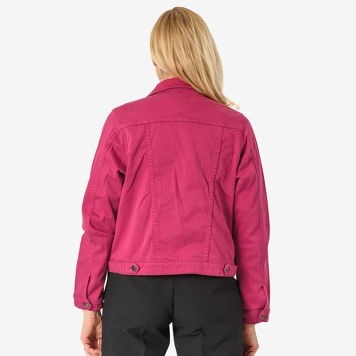 Tamsy Women Stretch Twill Trucker Jacket 7632526 4