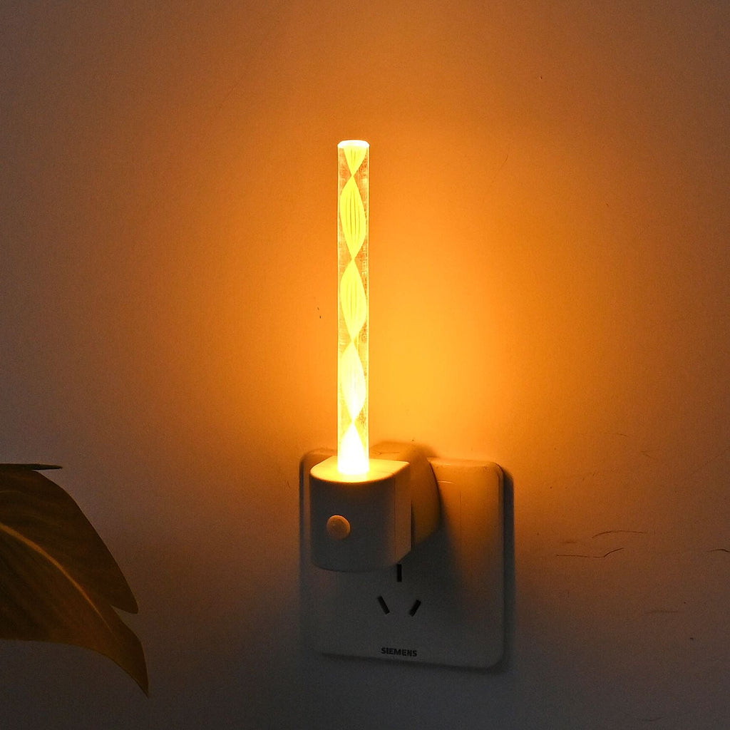 Set of 2 Motion Sensor LED Night Light - Yellow