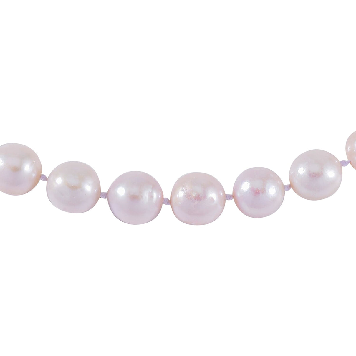9K Yellow Gold White AAAA Edison Pearl Necklace (Size - 20) 7638056 3