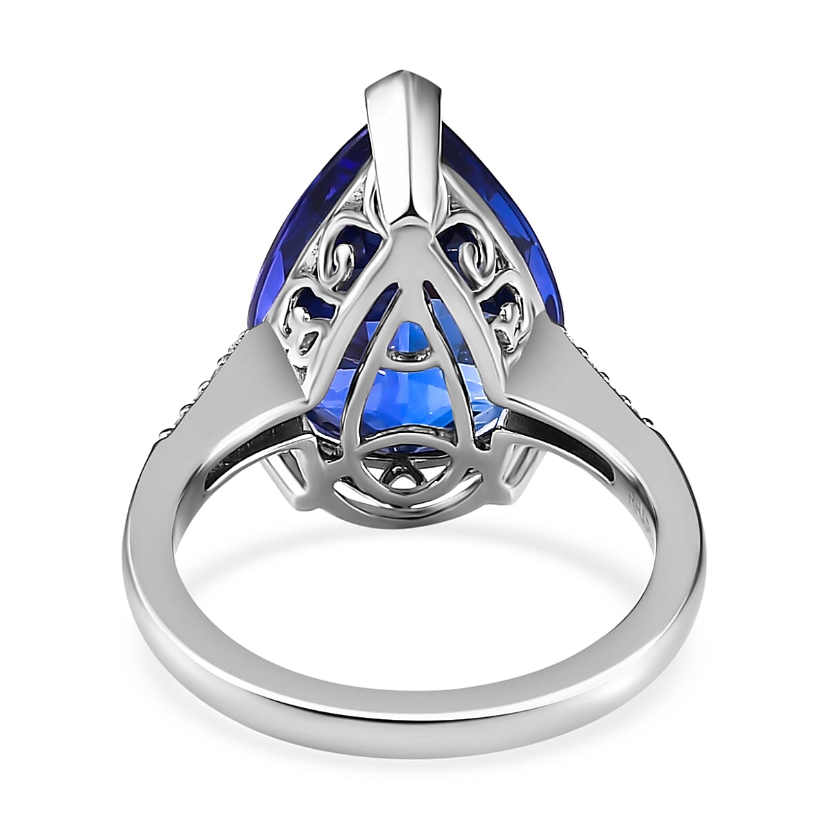 Limited Edition - Biggest Tanzanite &amp; Diamond Solitaire Ring 9.24 Ct. in 950 Platinum 7647117 5
