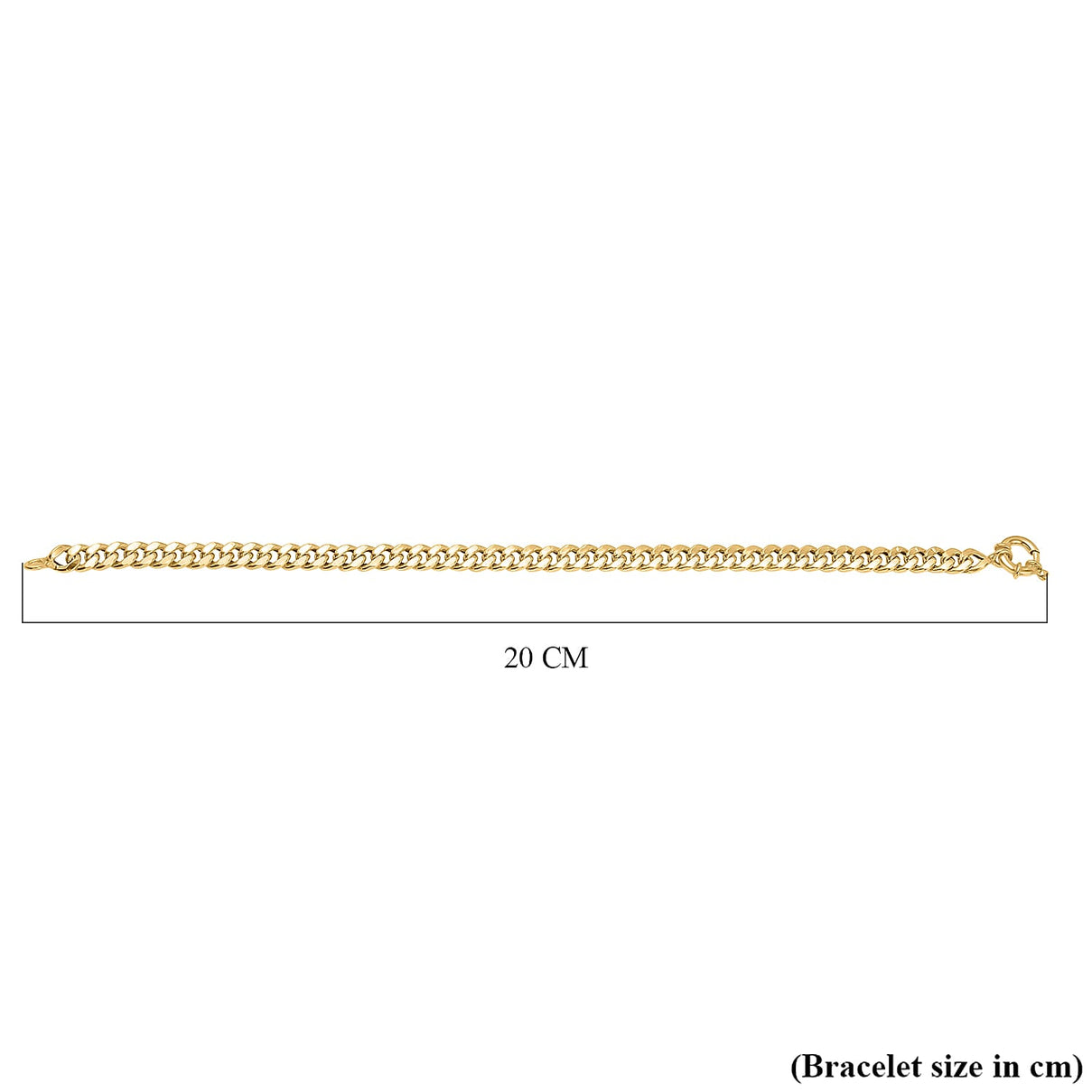 Maestro Collection-9K Yellow Gold Curb Bracelet (Size - 7.5), Gold Wt. 3.50 Gms 7648323 4