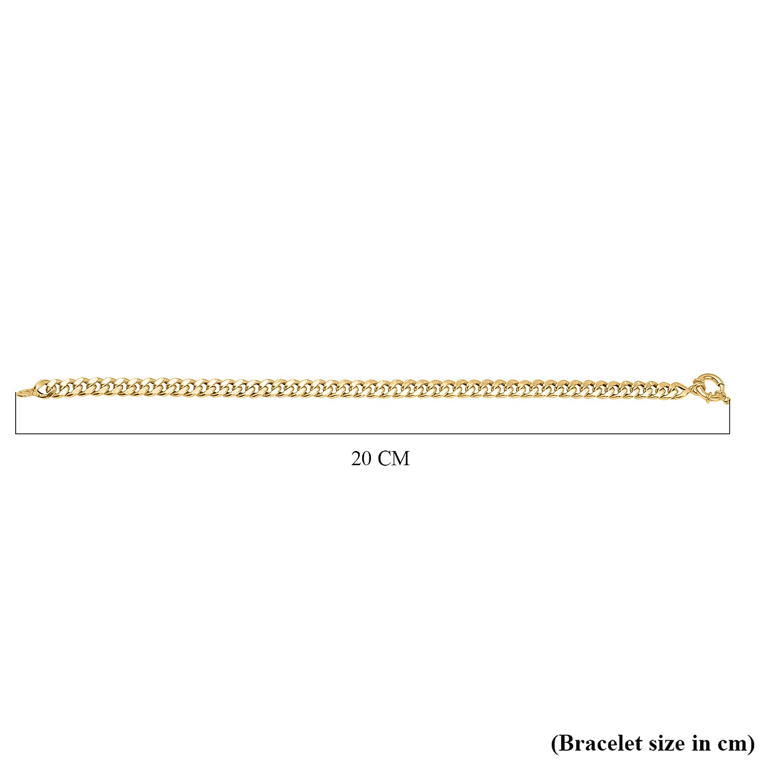 Maestro Collection-9K Yellow Gold Curb Bracelet (Size - 7.5), Gold Wt. 3.50 Gms 7648323 4