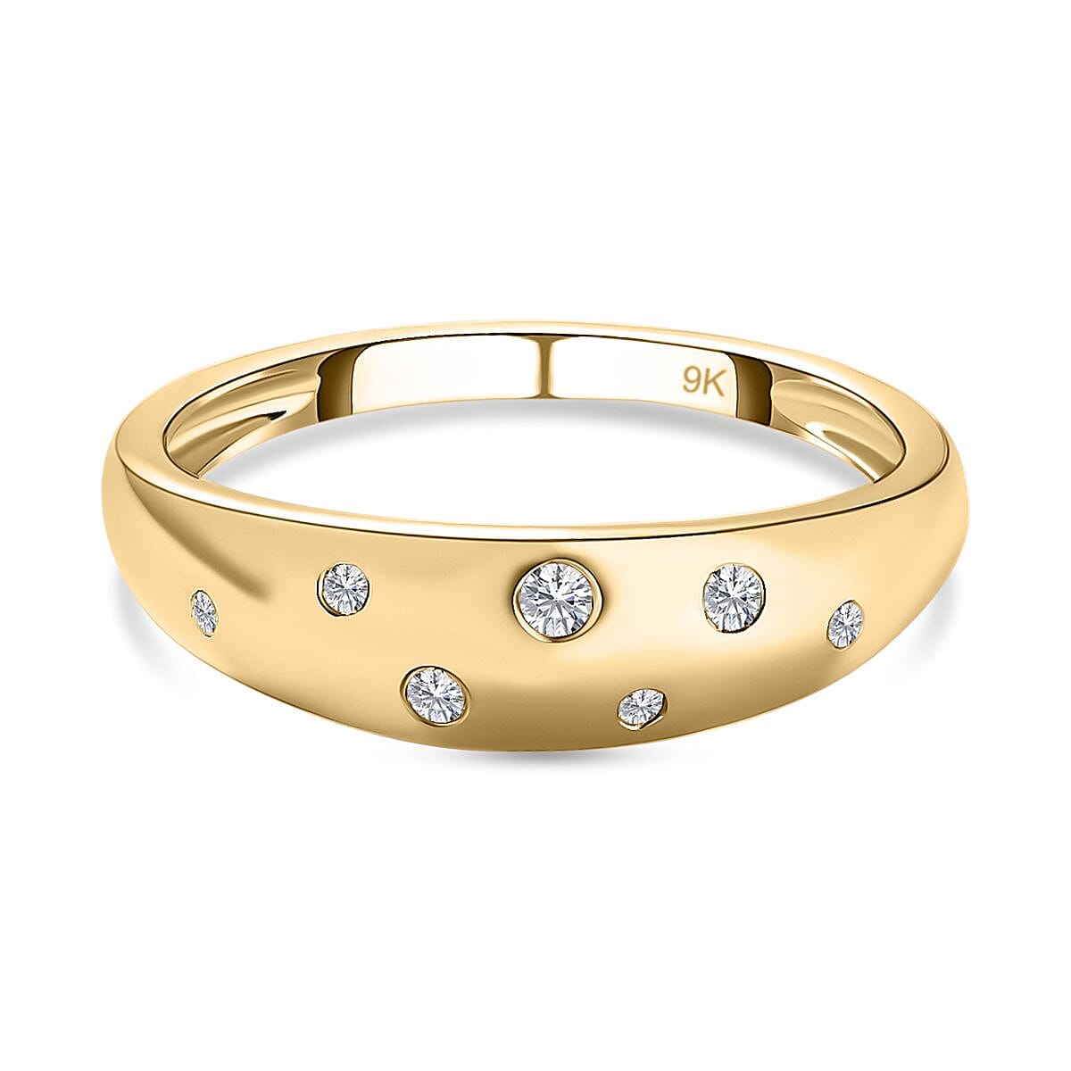 9K Yellow Gold Diamond Constellation Ring 7649996 0