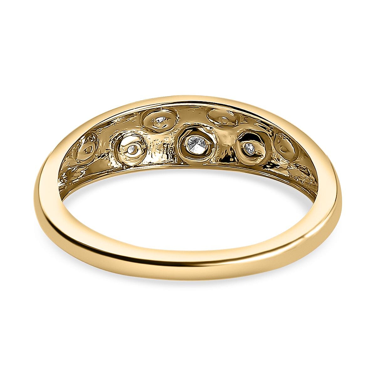 9K Yellow Gold Diamond Constellation Ring 7649996 4