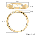 9K Yellow Gold Diamond Constellation Ring