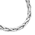 One Time Close Out Deal- Sterling Silver Spiga Bracelet (Size - 7.5), Silver Wt 8.30 GM