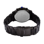 William Hunt Multifunction Movement Red Dial 5 ATM WR Watch with Black Chain Strap