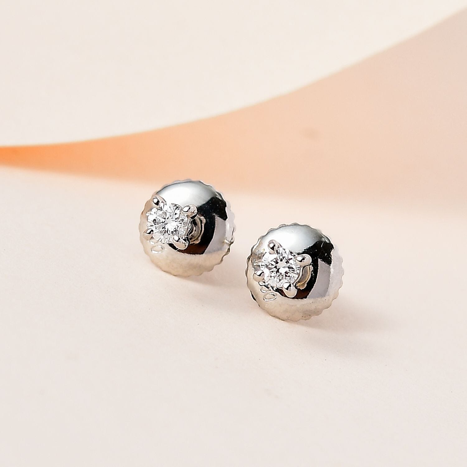 950 Platinum IGI Certified Diamond (VS-E-F) Stud Solitaire Earrings 7663938 2