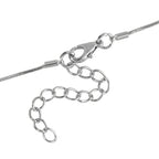 Black & White Austrian Crystal Enamelled Teddy Necklace (Size - 28)