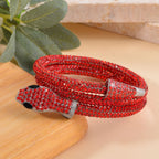 Designer Close Out- SERPENTI Crystal  Bracelet (Size 7.5-8)