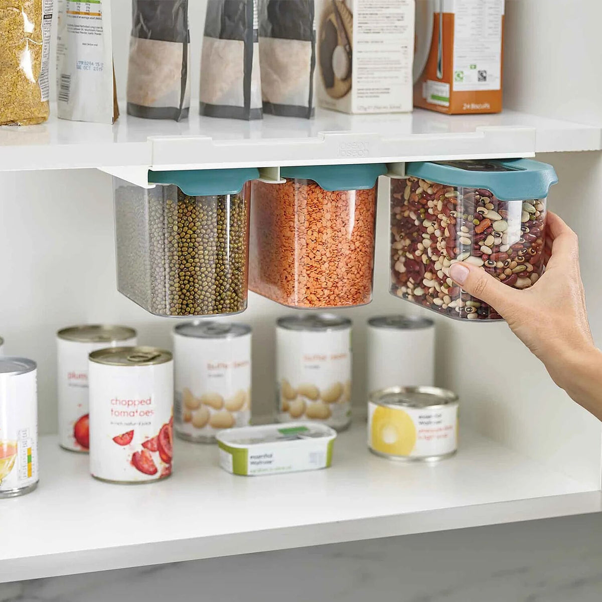 Cup Board Store 3 x 1.3 litre Food Storage Set 7669189 0
