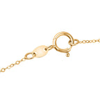 9K Yellow Gold Butterfly Necklace (Size - 20)