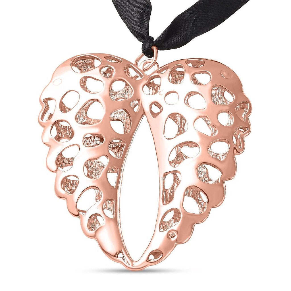 RACHEL GALLEY - Heart Charm in Rose Gold Tone