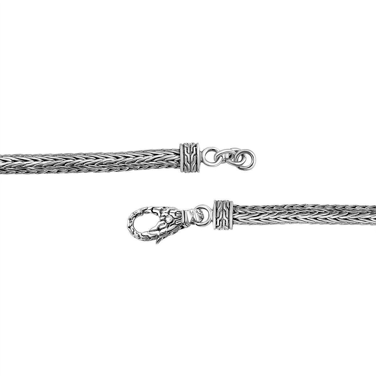 Royal Bali Collection- Sterling Silver Heart Bracelet (Size - 7) 7681741 3