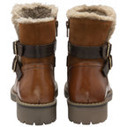 LOTUS Vermont Womens Leather Ankle Boots (Size 3) - Tan