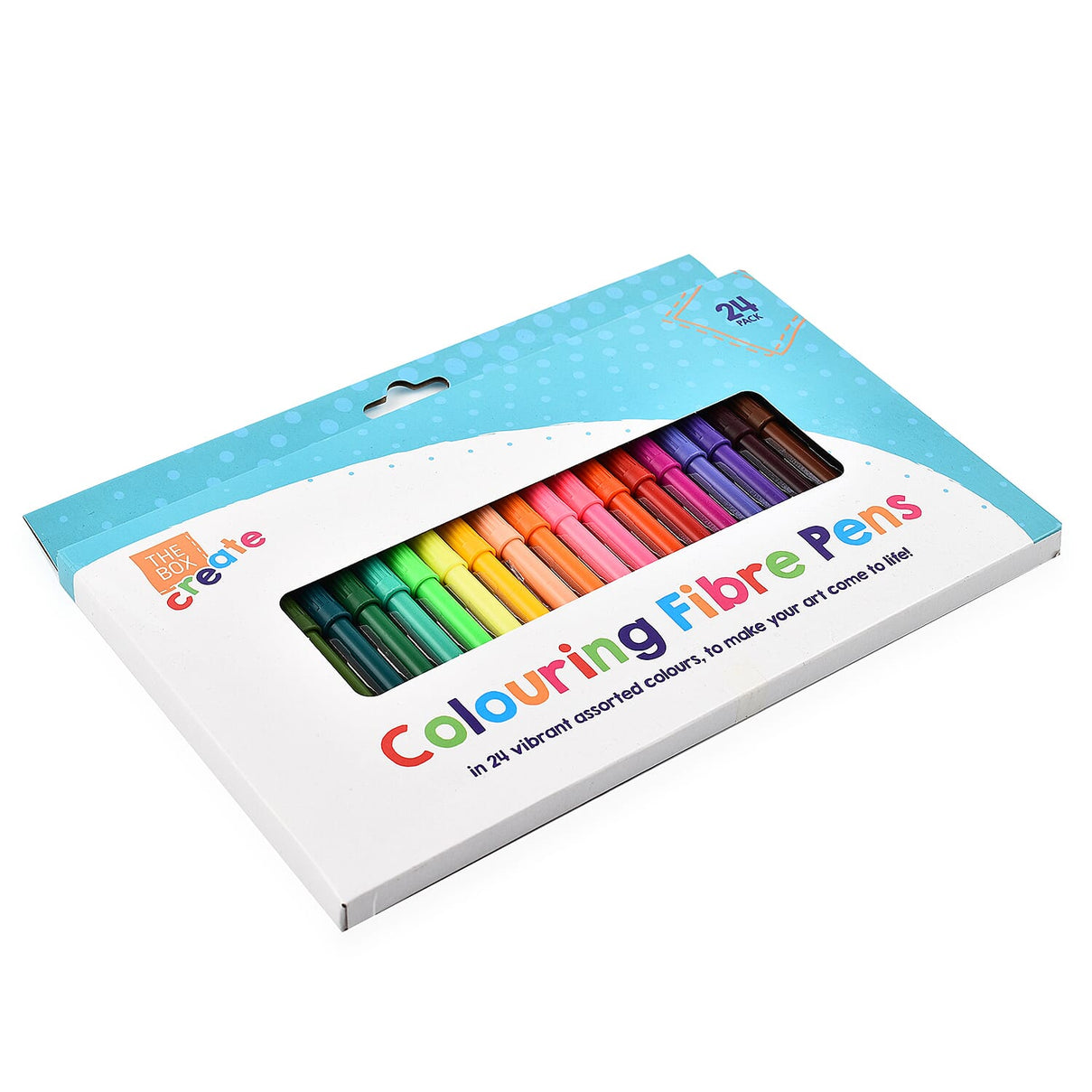 Pack of 24 Colouring Fibre Pens 7686256 1